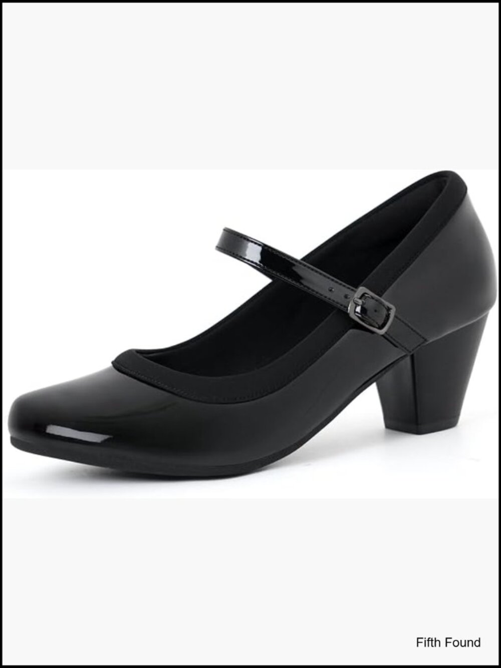 Orthopedic Mary Janes Chunky Heel Work Pumps Bunions Low Heel